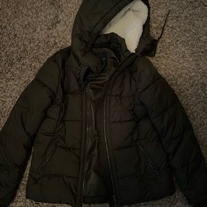 American Eagle Army Green Puffer Jacket - SOLD